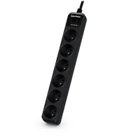 CyberPower Tracer III B0620SC0-FR surge protector 6 AC outlet(s) 200 - 250 V 1.8 m Black