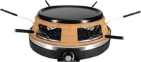 Nouvel Pizzadom für 6 Personen - Anzahl Personen: 6 - Detailfarbe: Braun - Schwarz - Leistung: 1200 W - Produkttyp: Pizzadom