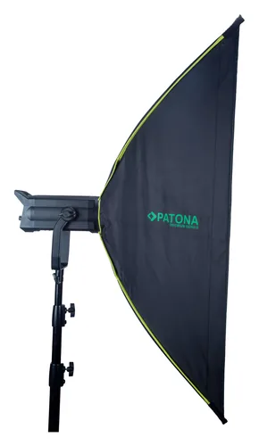 Patona Premium Quick Set-Up Softbox PT70100 100 x 70 - Farbtemperatur Kelvin: Keine Angabe - Lichtfarbe: Keine - Leuchtenfarbe: Schwarz