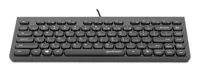 MANHATTAN Slim USB Mini-Tastatur 1.5m Kabel schwarz