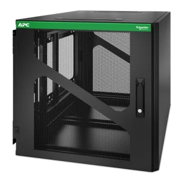 APC Wandschrank NetShelter AR112SM 19 / 12HE / Schwarz - Produkttyp: Wandgehäuse - 10/19 Rack: 19 - Höheneinheiten: 12HE - Schallgedämpft: Nein - Einbautiefe: 835 - Tiefe (Aussenmass): 1037 mm