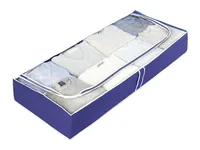 Wenko Unterbettkommode Air 103 cm x 16 cm, 1 Stück - Breite: 103 cm - Vakuumierfähig: Nein - Höhe: 16 cm - Verpackungseinheit: 1 Stück - Material: Polypropylen (PP) - Polyvinylchlorid (PVC)