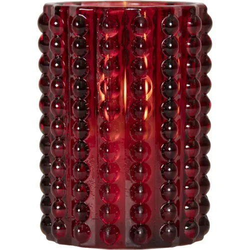 Star Trading LED-Kerze Flamme Dotty, Rot, 12.5 cm - Betriebsart: Batteriebetrieb - Fernbedienung: Nein - Aussenanwendung: Nein - Höhe: 12.5 cm - Timerfunktion: Ja - Set: Nein