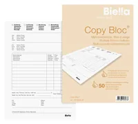 BIELLA Mehrzweck.COPY-BLOC D/F/I/E A5 51652500U selbstdurchschreib. 50x2 Blatt
