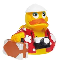 Lanco Badeente Urlaub, 9 cm - Eigenschaften: Naturkautschuk - Breite: 9 cm - Länge: 8 cm - Detailfarbe: Gelb - Produkttyp: Badeente