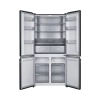 Kibernetik Foodcenter FCCD505NF Schwarz - Energieeffizienzklasse: Keine - Energieeffizienzklasse: E - Anzahl Türen: 4 - Einbaunormen: Keine - Einbaumodell: Nein - Nutzinhalt Kühlen: 349 l