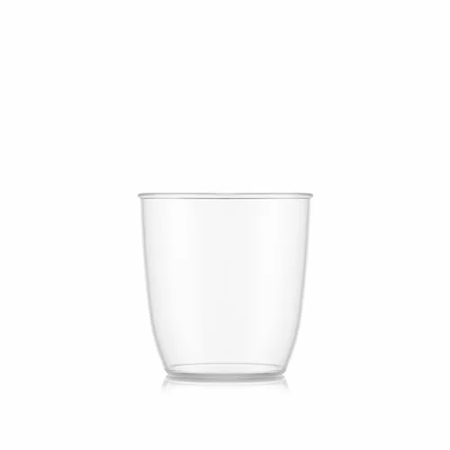 Bodum Outdoor-Becher Kvadrant 200 ml, Transparent, 4 Stück - Produkttyp: Becher - Material: Kunststoff - Biologisch abbaubar: Nein - Nachhaltigkeit: Nicht angegeben - Set: Ja - Zusammenklappbar: Nein