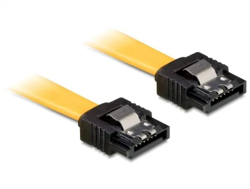 DeLOCK 0.3m SATA M/M SATA cable SATA 7-pin Yellow