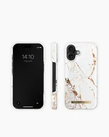 Ideal of Sweden Back Cover iPhone 16 Plus Carrara Gold - Grundfarbe: Gold - Weiss - Fallsicher: Keine Angaben - Kompatible Hersteller: Apple - Detailfarbe: Weiss - Gold - Mobiltelefon Kompatibilität: iPhone 16 Plus - Material: Polycarbonat (PC) - Polyeste