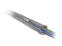 Delock Kabelschlauch 1 m x 20 mm Grau - Detailfarbe: Grau - Breite: 20 mm - Länge: 1 m - Produkttyp: Kabelschlauch - Ausstattung Kabelmanagement: Wiederverwendbar - Reissverschluss - Verpackungseinheit: 1 Stück