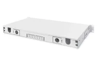 DIGITUS LWL Spleißbox 1HE unbestückt ausziehbar schnellversc
