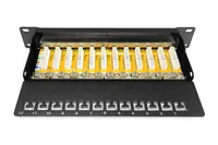 DIGITUS CAT 6 PATCH PANEL CLASS E SHIELDED 12 PORT