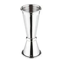 Paderno Cocktail-Doppelmass 40/20 ml Silber - Materialtyp: Metall - Material: Edelstahl - Detailfarbe: Silber - Set: Nein - Fassungsvermögen: 0.6 l - Betriebsart: Manueller Betrieb