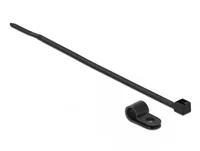 Delock Befestigungsschelle 4,8 mm mit Kabelbinder L 150 x B 2,5 schwarz
