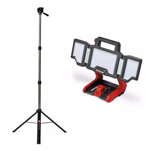 Einhell Professional Akku-Lampe TP-CL 18/3000 Li Set – Solo - Leuchten Kategorie: Akku-Leuchte - Anwendungsbereich: Werkstatt - Leuchtmittel mitgeliefert: Ja - Zusätzliche Ausstattung: Ein/Aus-Schalter - ergonomischer Tragegriff - Leuchtmittel: LED - Schu