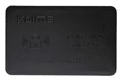 Kolma Kreditkartenhülle mit RFID Blocker Schwarz - Detailfarbe: Schwarz - Funktionen Ausweishalter: Schützhülle