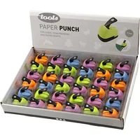 Creativ Company Motivstanzer 18  Stück im Display - Durchmesser: 0.9 cm - Motiv: