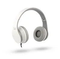 T'nB On-Ear-Kopfhörer Stream Weiss - Detailfarbe: Weiss - Kopfhörer Ausstattung: Keine weitere Ausstattung - Verbindungsmöglichkeiten: Kabelgebunden - Aktive Geräuschunterdrückung: Nein - Einsatzbereich: HiFi & TV - Lifestyle - Kopfhörer Trageform: On-Ear