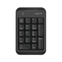 Logilink Keypad Bluetooth, mit 17 Tasten, V5.1, schwarz