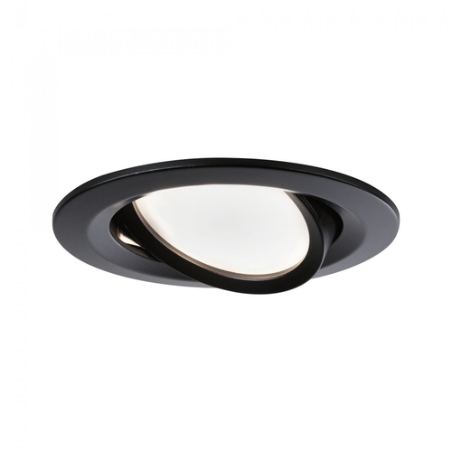 Paulmann Einbauspot Nova Coin Set, 3 x 6 W, 2700 K, Schwarz - Leuchten Kategorie: Spot - Betriebsart: Netzbetrieb - Lampensockel: LED fest verbaut - Farbtemperatur Kelvin: 2700 K - Gesamtleistung: 18 W - Farbwiedergabeindex CRI: 80
