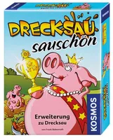 Kosmos Kartenspiel Drecksau sauschön - Sprache: Deutsch - Kategorie: Logikspiel - Altersempfehlung ab: 7 Jahren - Spieldauer: 15 min - Min. Anzahl Spieler: 2 - Max. Anzahl Spieler: 4