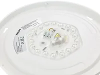 Philips Deckenleuchte Moire CL200 RD 17W 2700K W HV 06 - Leuchten Kategorie: Deckenleuchte - Betriebsart: Netzbetrieb - Lampensockel: LED fest verbaut - Farbtemperatur Kelvin: 2700 K - Dimmbar: nicht dimmbar - Farbwiedergabeindex CRI: 80