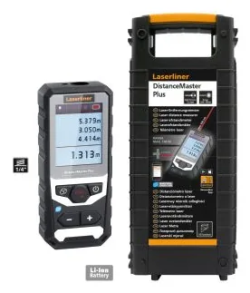 Laserliner Laser-Distanzmesser DistanceMaster Plus 100 m 100 m - Produktkategorie: Laser-Distanzmesser - Schnittstellen: Keine - Reichweite: 100 m - Messgenauigkeit: +/- 1.5 mm