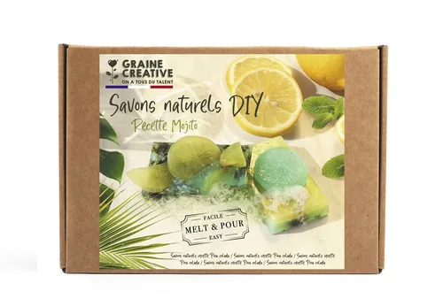Graine Créative Graine Créative Seifen DIY Kit Mojito Grün - Volumen: 200 - Kosmetik Typ: Glycerinseife - Vegane Kosmetik: Keine Angaben - Detailfarbe: Grün