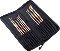 TALENS Öl- und Acrylpinselset 9099230M mit Organizer 10 Stück