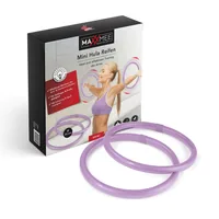 MAXXmee Hula Hoop Reifen 33 cm, Lila, 2 Stück - Nachhaltigkeit: Nicht angegeben - Gewicht: 0.2 kg - Ausziehbar: Nein - Sportart: Fitness - Farbe: Lila