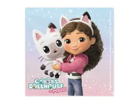 PartyDeco Napkins Gabby's Dollhouse, 33 x 33 cm, mix