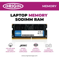 Origin Storage OM8G31600SO2RX8NE135 memoria 8 GB 1 x 8 GB DDR3 204-pin SO-DIMM