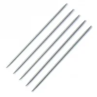 Prym Strumpfstricknadel Grau 3.5 mm x 20 cm, Karte 5 Stück - Material: Aluminium - Produkttyp: Strumpfstricknadel