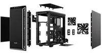 be quiet! PC-Gehäuse Pure Base 600 - Unterstützte Mainboards: ATX - Micro-ATX - Mini-ITX - Detailfarbe: Silber - Sichtfenster: Nein - Gehäuse Bauart: Mid-Tower