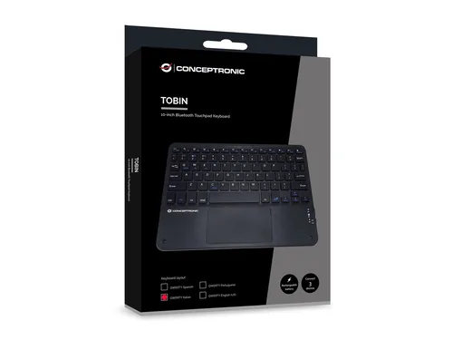 CONCEPTRONIC 10 Wireless Tastatur BT5.4 Layout IT schwarz