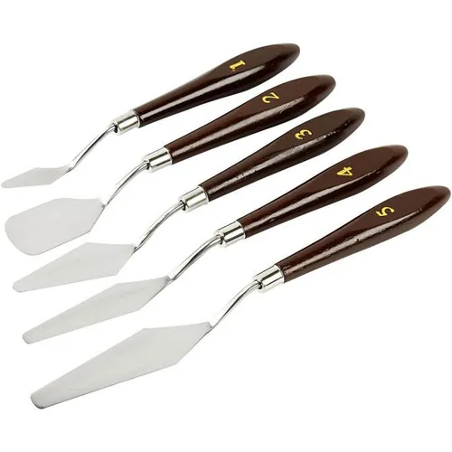 Creativ Company Malmesser Spachtelset 5 Stück - Art: Malmesser - Anwendungsbereich: Malen - Set: Ja