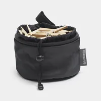 Brabantia Wäscheklammern-Beutel Schwarz, 1 Stück - Materialtyp: Kunststoff - Material: Nylon - Detailfarbe: Schwarz - Verpackungseinheit: 1 Stück