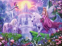 Ravensburger Puzzle Magische Einhornnacht - Motiv: Märchen / Fantasy - Altersempfehlung ab: 8 Jahren - Tiefe: 36 cm - Eigenschaften: Keine Eigenschaft - Zertifikate: Keine Zertifizierung - Breite: 49 cm