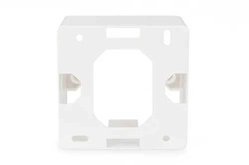 Digitus Surface Mountbox 80x80 mm for Keystone Walloutlet, German Type