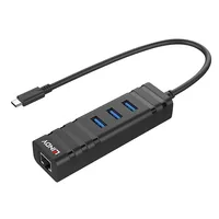 LINDY USB 3.1 Hub Gigabit Ethernet Adapter USB Typ C