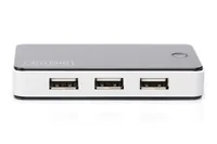 DIGITUS USB-Hub 7-Port 2.0->7xA2.0 m.Netzteil schwarz