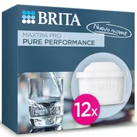 BRITA Wasserfilterkartusche Maxtra Pro Pure Performance Pack 12 - Filtertyp: Aktivkohlefilter - Ionisierung - Set: Ja - Einsatzort Wasserfilter: Tischwasserfilter - Anzahl enthaltene Filterkartuschen: 12 Stück