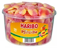 HARIBO Pfirsiche 60490 Dose 1350g, 150 Stk.