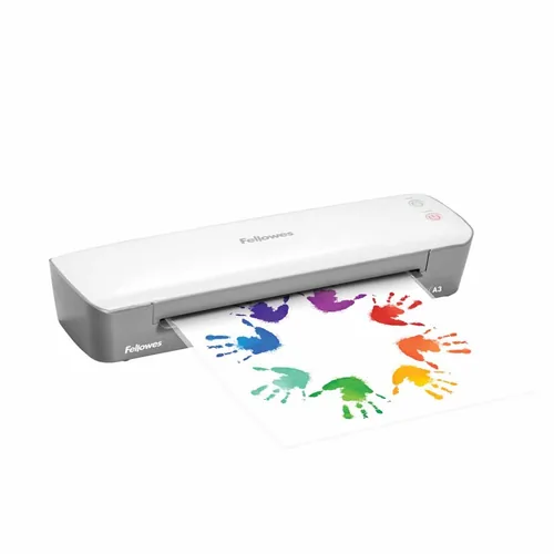 Fellowes Laminiergerät ION A3, für 80-125 Mikron - Aufheizzeit: 4 min - Laminierverfahren: Heisslamination - Ausstattung: Auto Abschaltfunktion - Maximale Folienstärke: 125 µm - Medienformat: A3 - Set: Nein