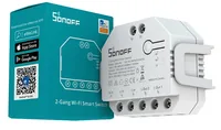 SONOFF WiFi-Rolladenaktor DUALR3 2-fach - Detailfarbe: Weiss - Produkttyp: Schaltaktoren - Protokoll: WLAN - Systemkommunikation: Wireless - System-Kompatibilität: Google Assistant - Amazon Alexa