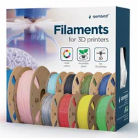 gembird Filamentcassette PETG weiß 1.75mm 1kg schmale Spule