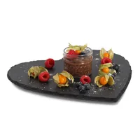 Zeller Present 24525 dining plate Serving plate Other Ethylene Vinyl Acetate (EVA), Slate Black