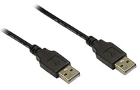 Alcasa 1m USB2.0 A USB cable USB A 0.48 Gbit/s Black