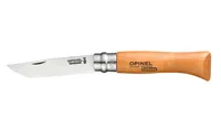 Opinel Taschenmesser No. 08 Carbonklinge mit Holzgriff