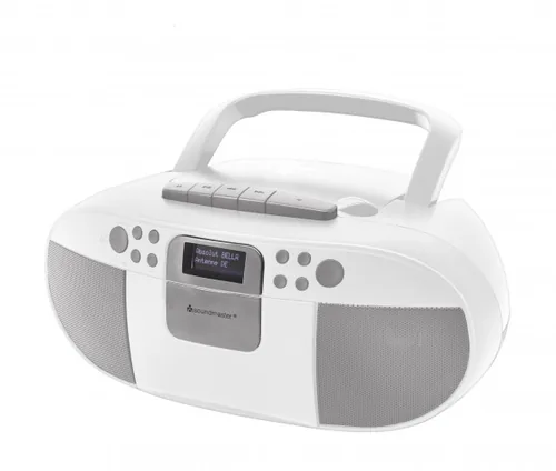 Soundmaster SCD7800WE portable stereo system Analog & digital 3 W DAB+, FM White MP3 playback